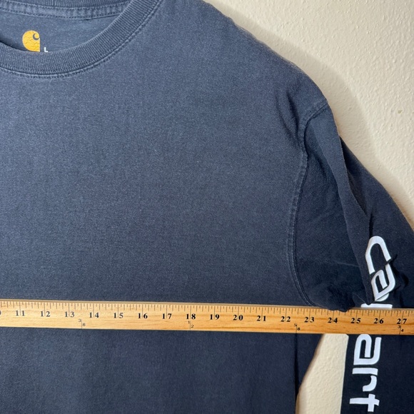 Carhartt Shirt Mens XL Black Long Sleeve Crewneck Original Fit Workwear - Picture 5 of 7